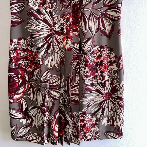 Revolve Trina Turk Spellbound Floral Haze Sleeveless Dress in Taupe 8 - Picture 4 of 8